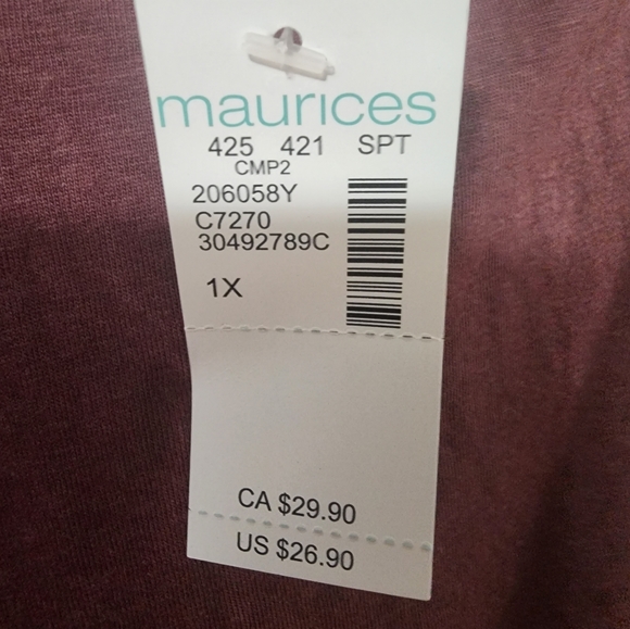 NWT! Maurices Plus Size Kind People Graphic Tee~ Size 1X - Picture 6 of 9